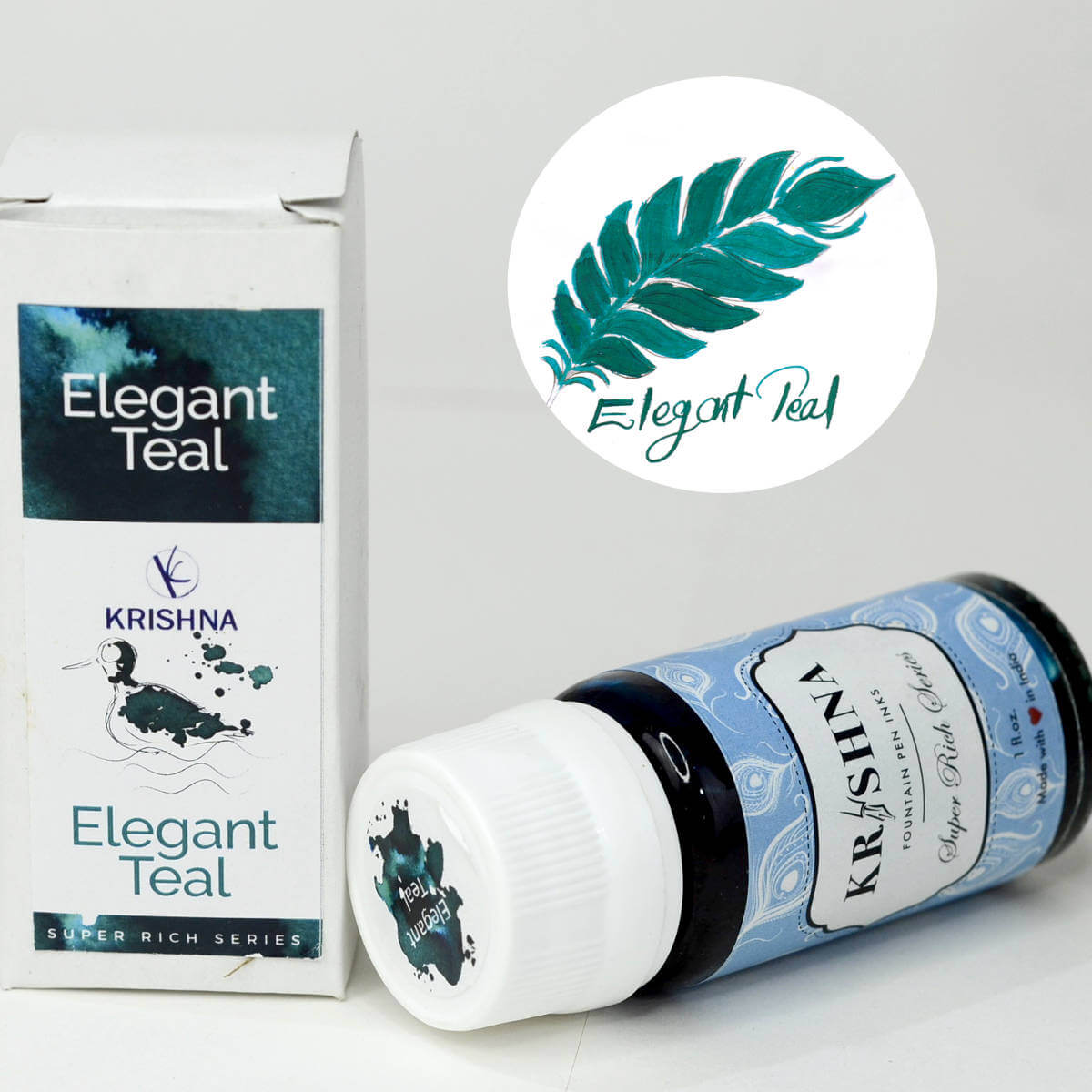 Krishna Super Rich Series Ink - Elegant Teal