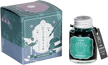 Teranishi Taisho Roman High Collar Series Ink - Lady Emerald