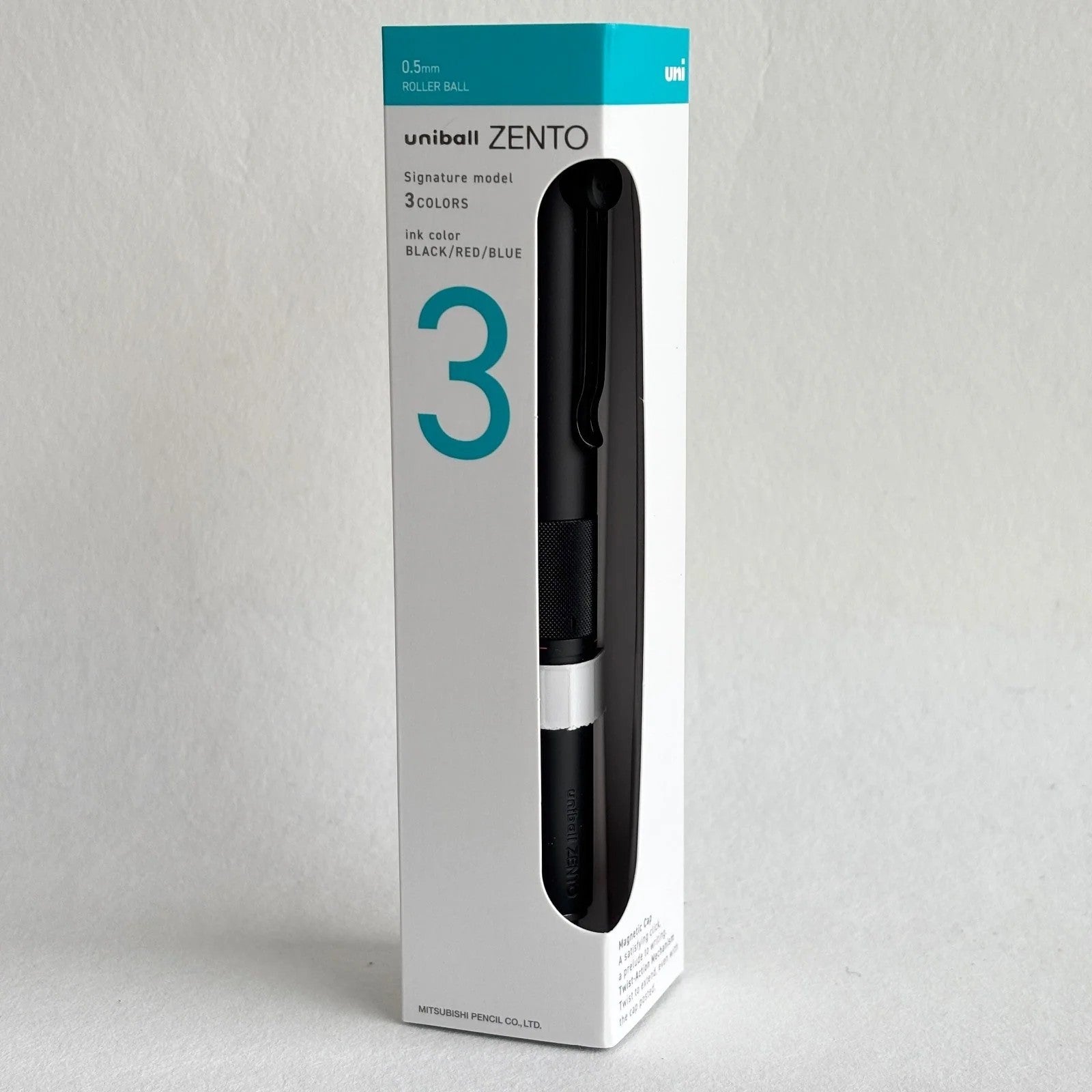 uniball ZENTO Signature 3 Colors M Black 0.5mm